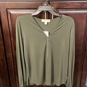 Michael Kors Tops hunter green